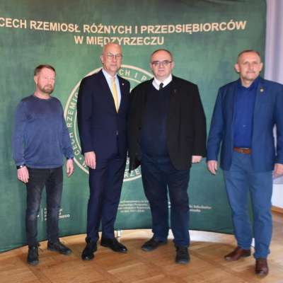 Marszałek Marcin Jabłoński spotkał się z Cechem