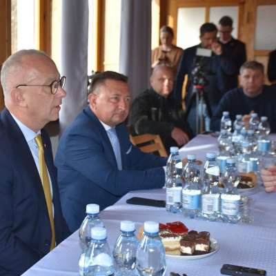 Marszałek Marcin Jabłoński spotkał się z Cechem