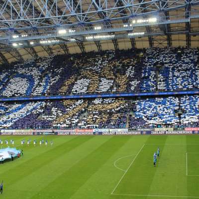 Uczniowie SOSW świętowali urodziny Lecha Poznań