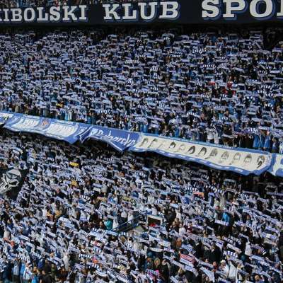 Uczniowie SOSW świętowali urodziny Lecha Poznań