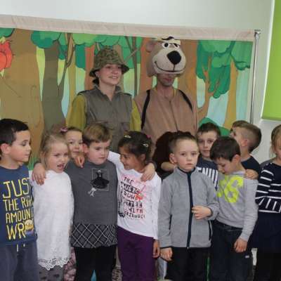 Spektakl „Miś Jogi o ekologii” w bibliotece słubickiej