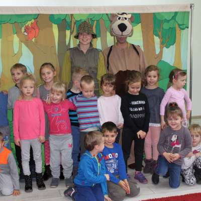 Spektakl „Miś Jogi o ekologii” w bibliotece słubickiej