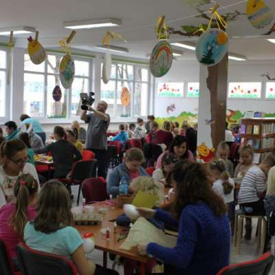 Biblioteczne pisanki wielkanocne
