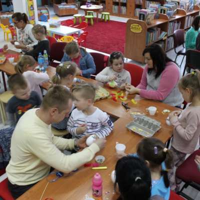 Biblioteczne pisanki wielkanocne